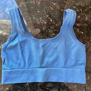 ThirdLove Tank Style Sports Lounge Bra. Ribbed. Soft. Comfort. Large. No pads.